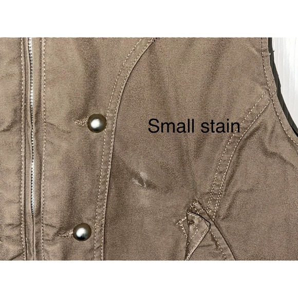 Twenty Twenty Women’s Full Zip With Pockets Large Brown Vest Jacket 20” Pit2Pit - Picture 3 of 7